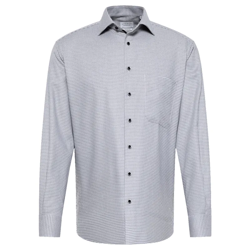 Eterna Long Sleeve Print Formal Shirt made by Eterna