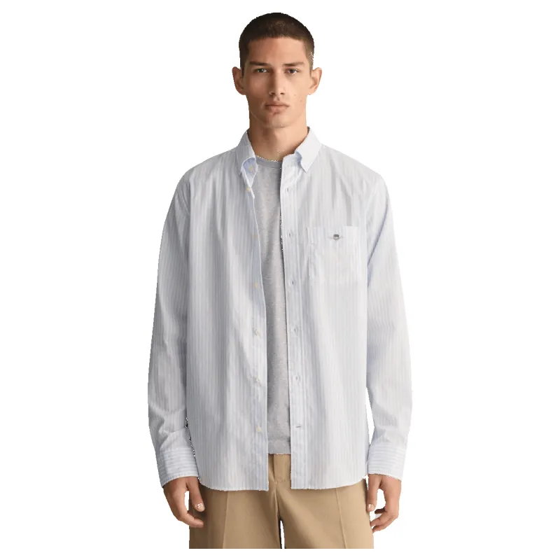 GANT Regular Fit Long Sleeve Poplin Striped Shirt sold by Coes