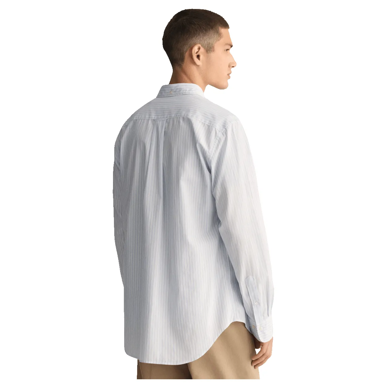 GANT Regular Fit Long Sleeve Poplin Striped Shirt sold by Coes product image thumbnail 2