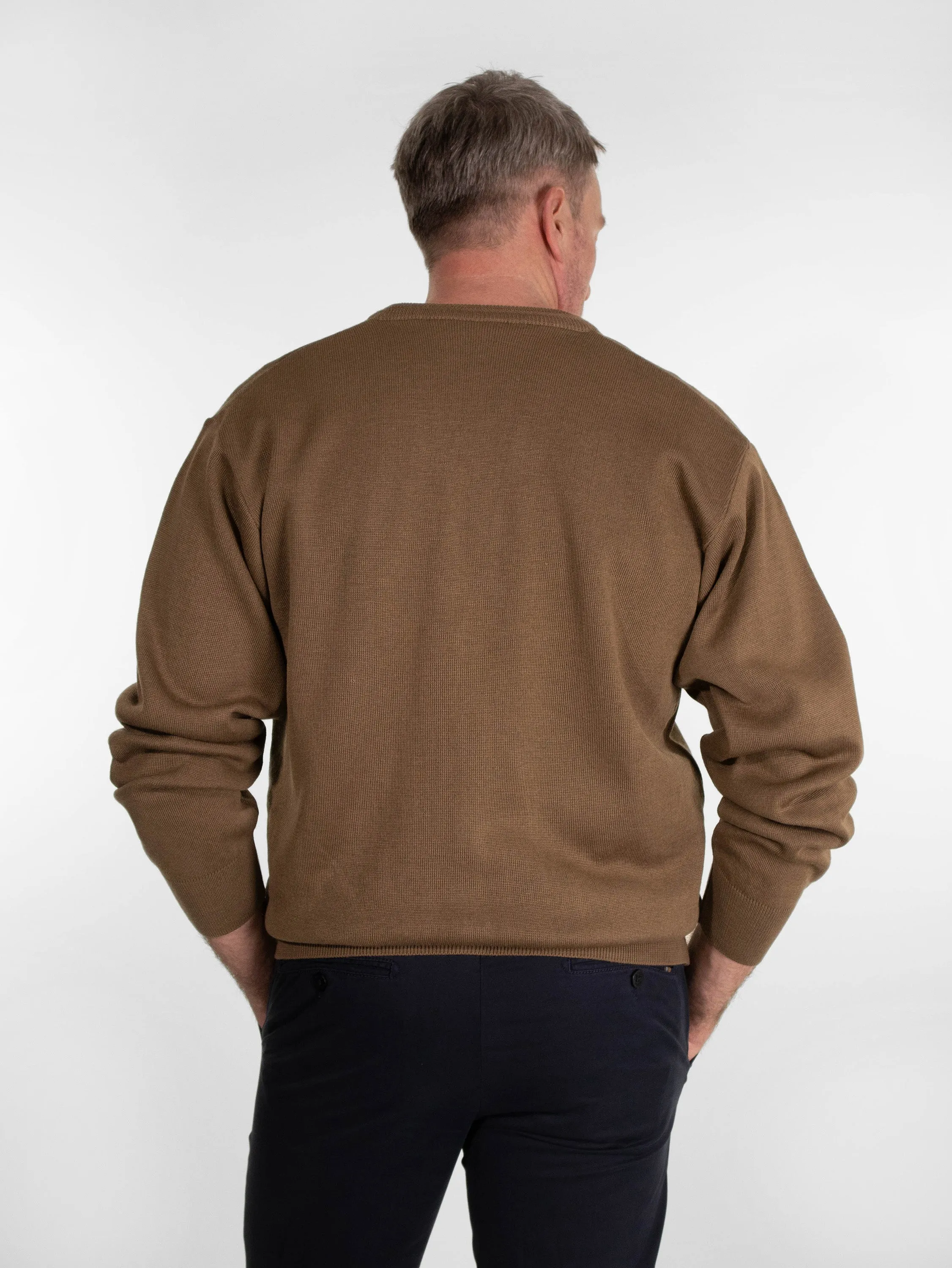 Franco Ponti Button Cardigan K05 in Taupe sold by Coes product image thumbnail 3