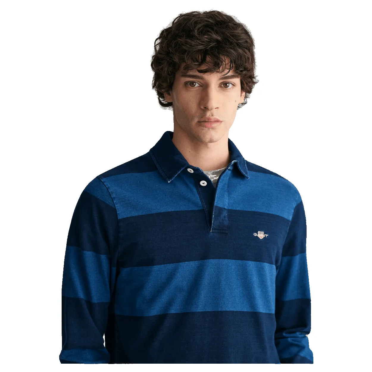 GANT Striped Long Sleeve Rugby Shirt sold by Coes product image thumbnail 3