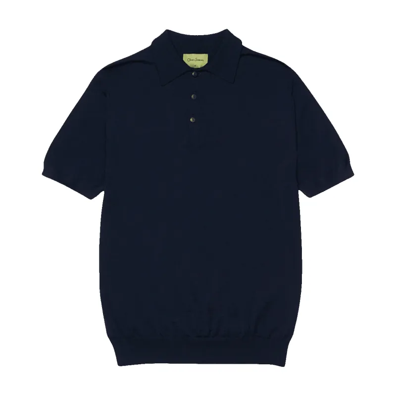 Oliver Sweeney Covehythe Plain Knitted Polo sold by Coes