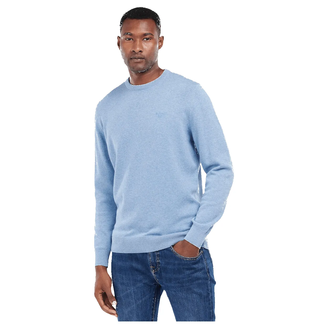 Barbour Pima Cotton Crew Neck Jumper sold by Coes product image thumbnail 2