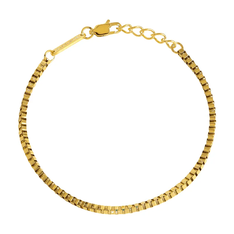 Bartlett 2.7mm Box Chain Bracelet sold by Coes