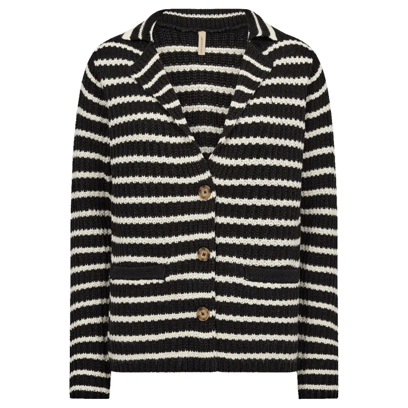 Soya Concept Remone Stripe Cardigan made by Coes