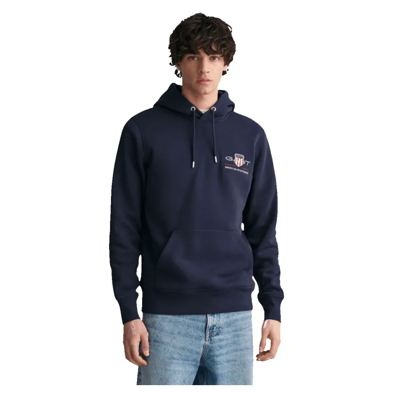 GANT Regular Fit Archive Shield Logo Hoodie sold by Coes