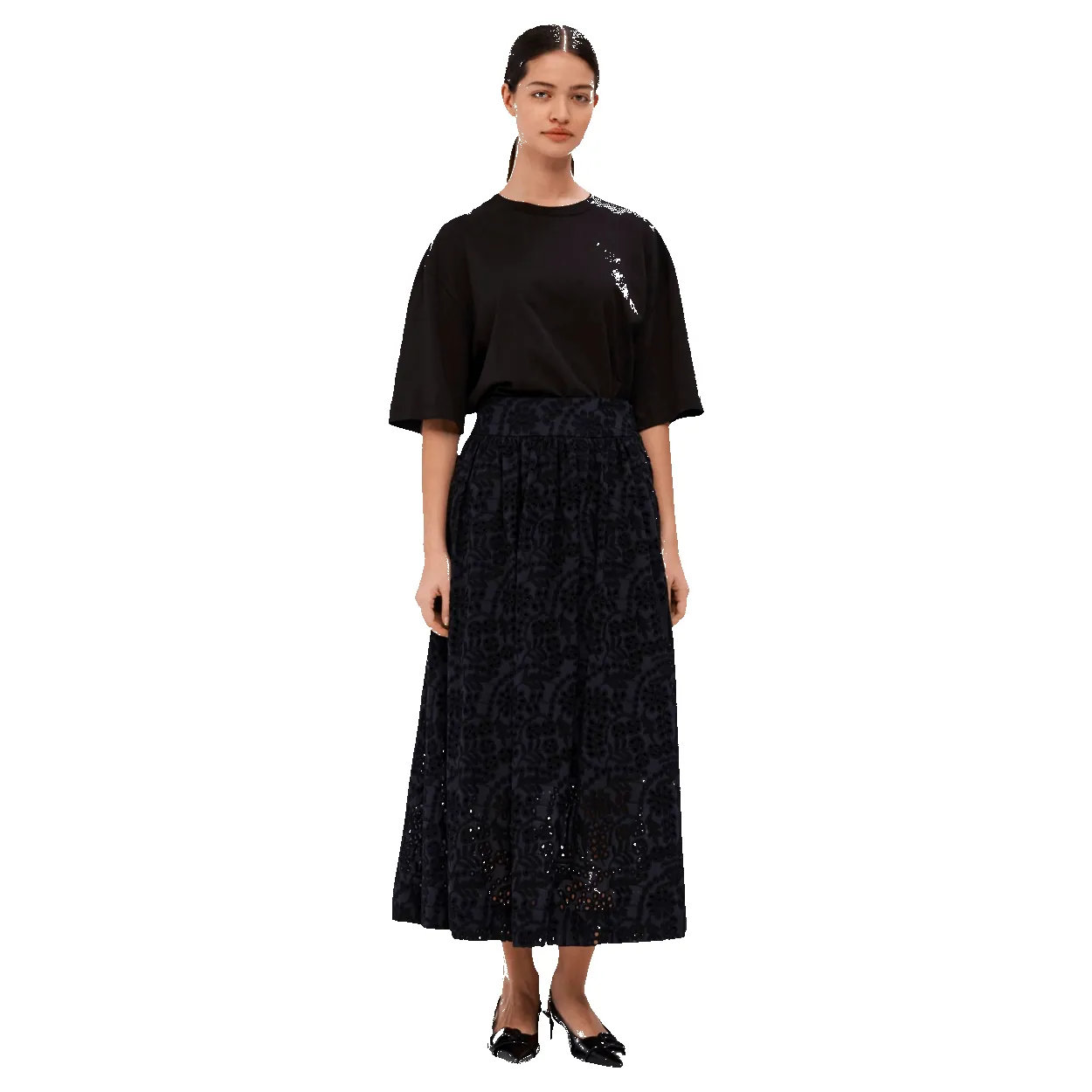 Object Broderie Anglaise Maxi Skirt sold by Coes product image thumbnail 4