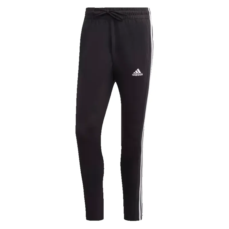 Adidas Essentials Single Jersey Tapered Open Hem 3-Stripes Joggers sold by Coes