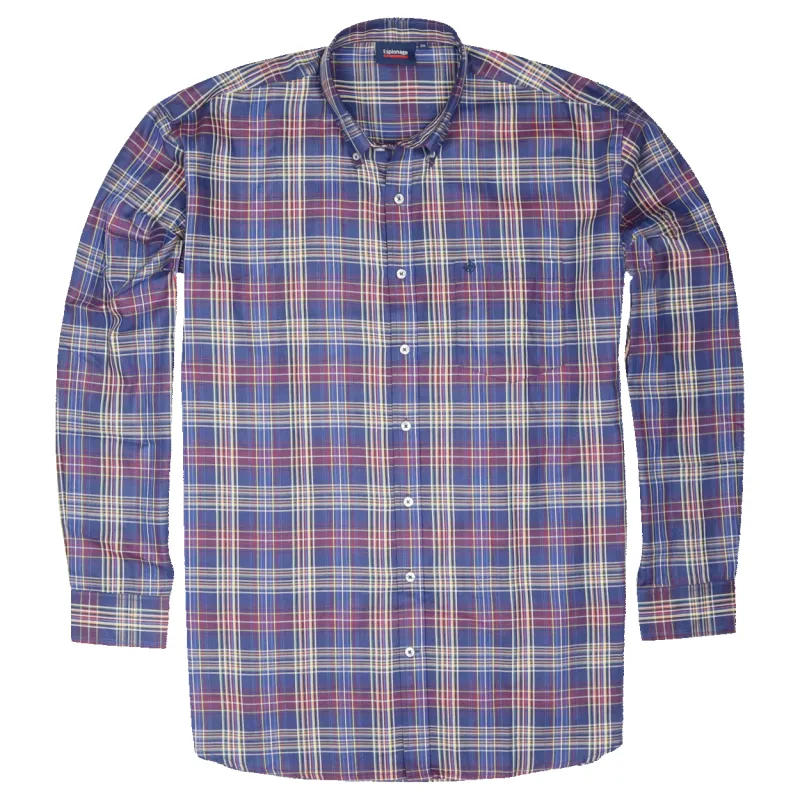 Espionage Check Long Sleeve Shirt sold by Coes