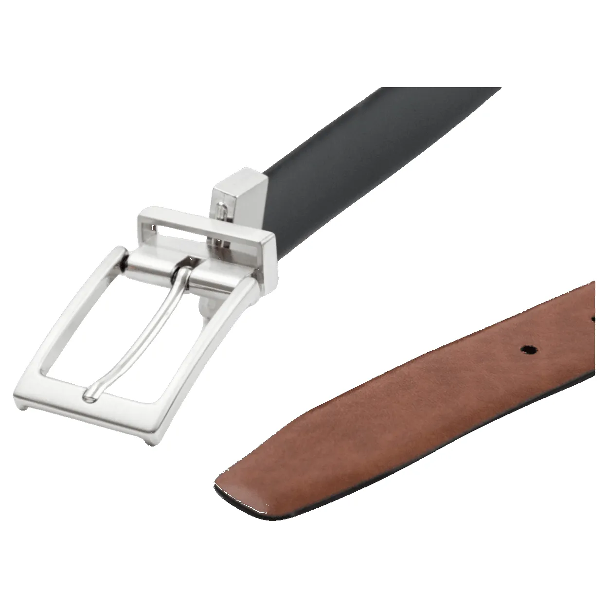 Ibex 35mm Reversible Feather Edge Leather Belt sold by Coes product image thumbnail 3
