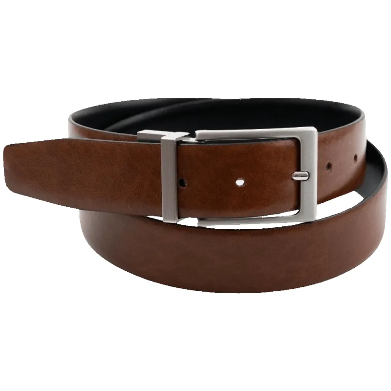 Ibex 35mm Reversible Feather Edge Leather Belt sold by Coes