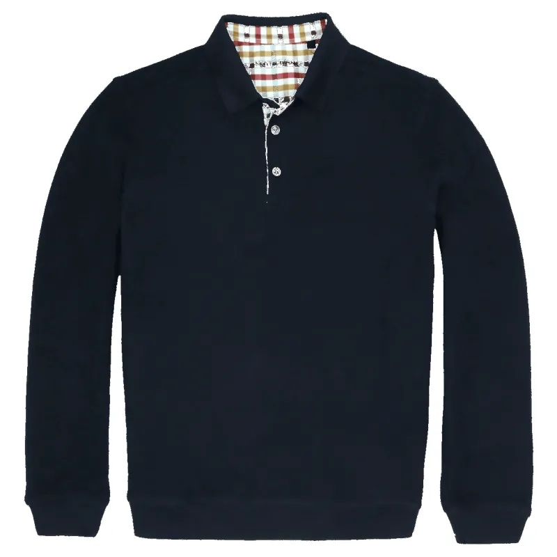 Montechairo Long Sleeve Knitted Polo Shirt sold by Coes