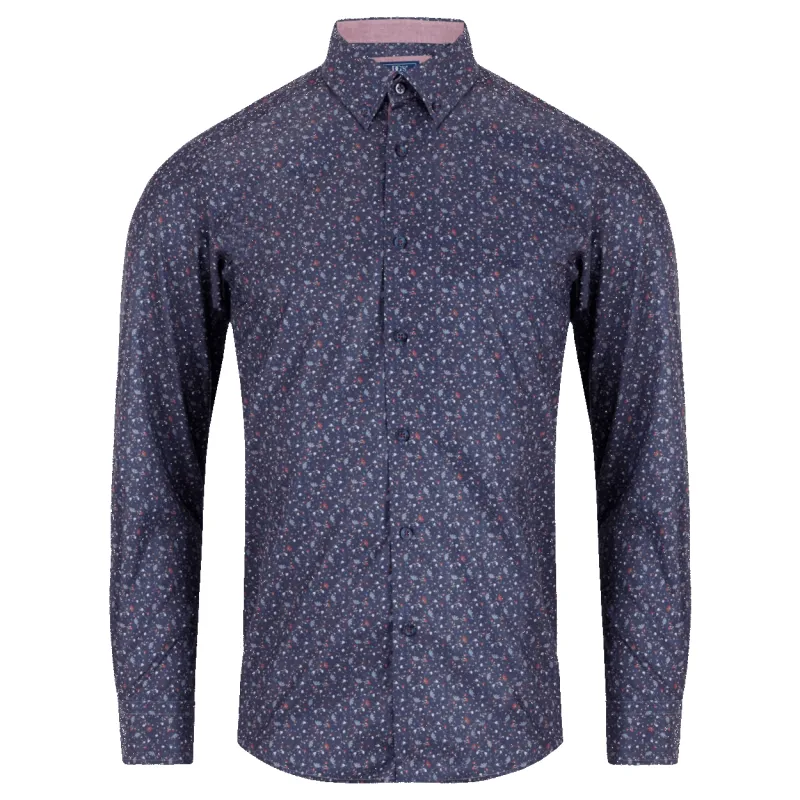 DG's Drifter Floral Print Long Sleeve Shirt sold by Coes