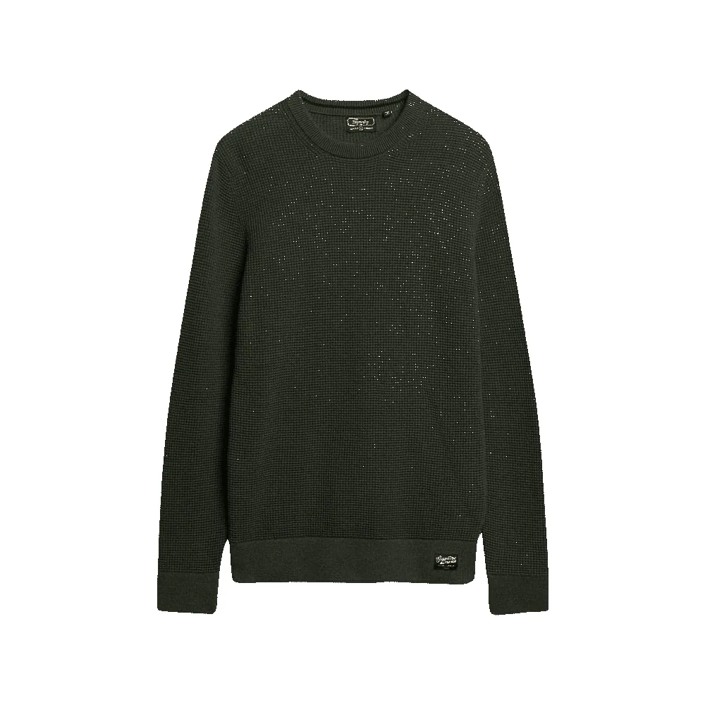 Superdry Textured Crew Neck Jumper sold by Coes
