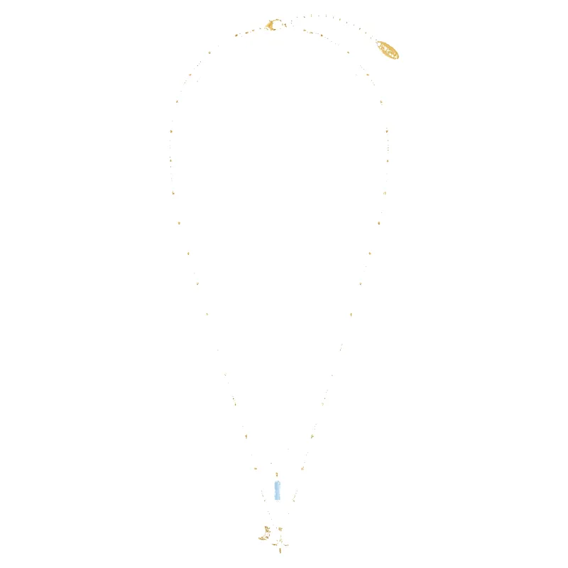 Orelia Jewellery Celestial Cluster & Crystal Baguette 2-Row Necklace sold by Coes