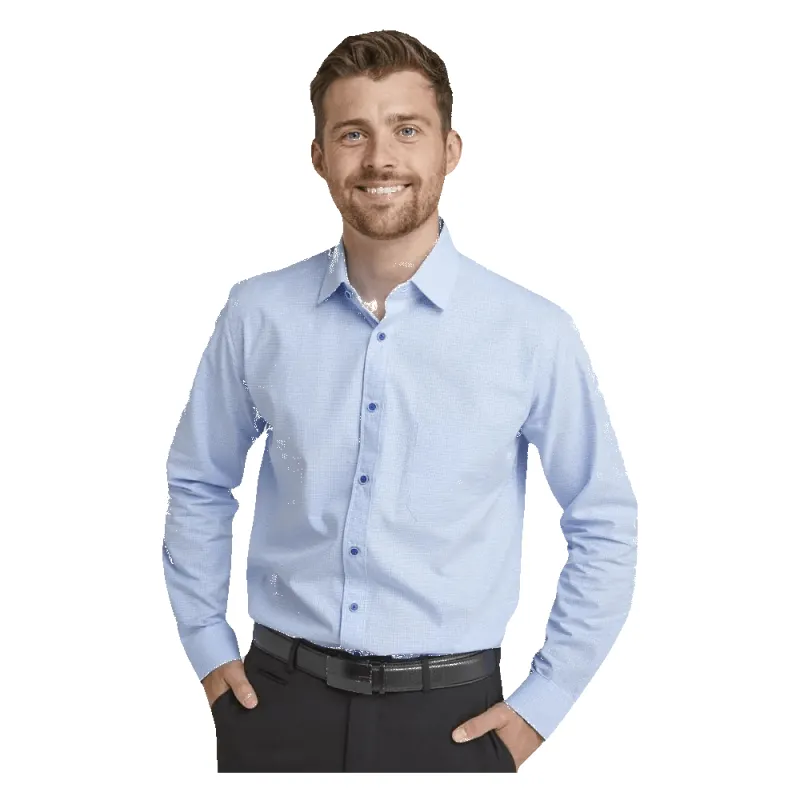 Double Two Dobby Weave Long Sleeve Formal Shirt sold by Coes