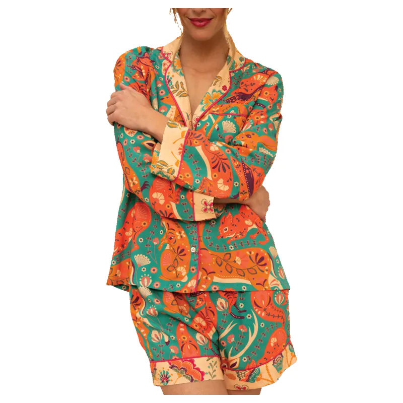 Powder Super Soft Folk Art Friends Pyjamas made by Coes