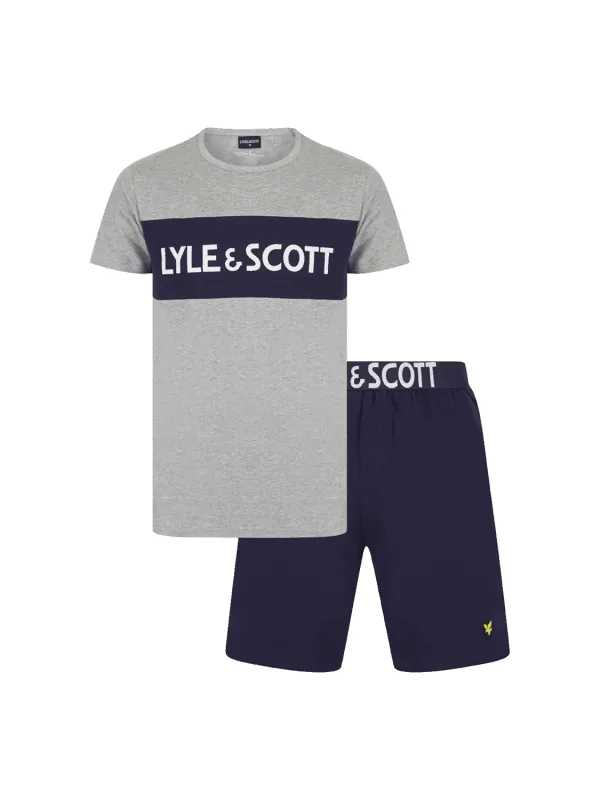 Lyle & Scott Woody T-Shirt & Shorts Pyjama Set sold by Coes