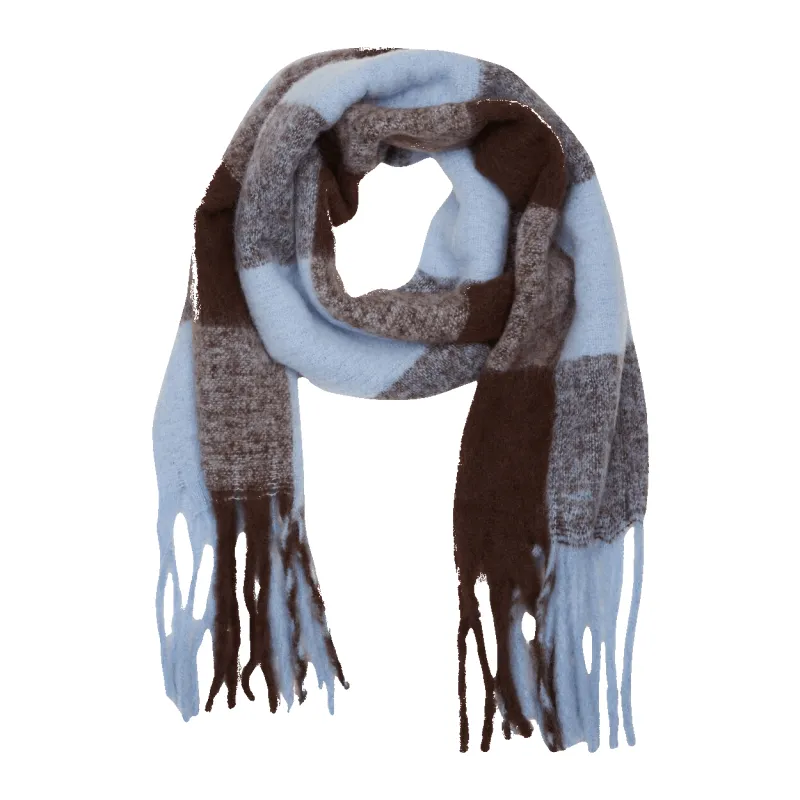 Selected Femme Tally New Checked Scarf made by Selected
