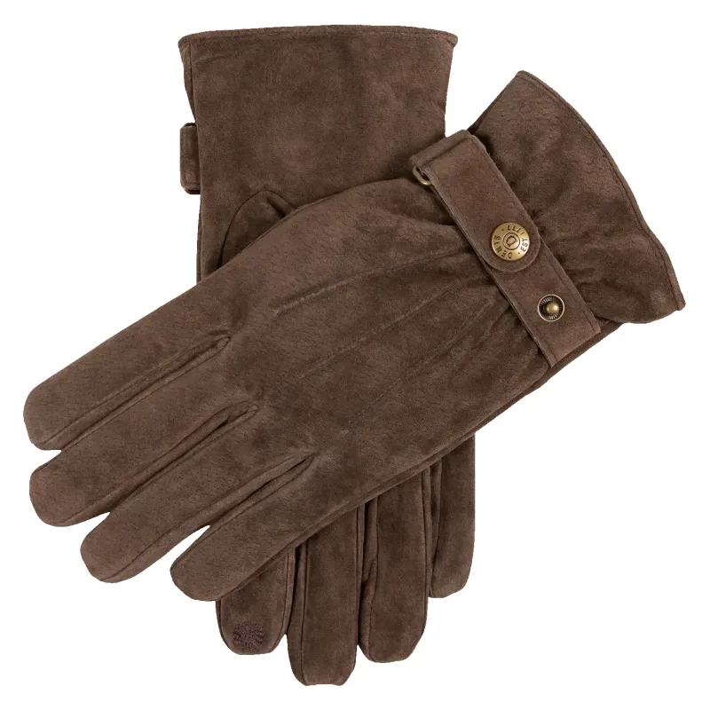 Dents Morley Touchscreen Water-Resistant Three-Point Suede Gloves sold by Coes