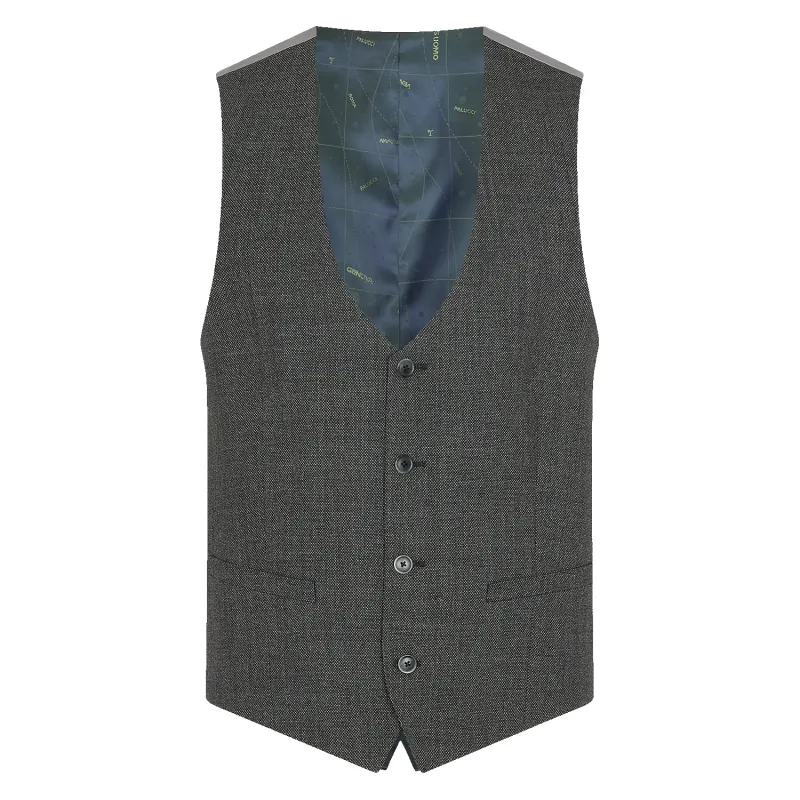 Remus Uomo Birdseye Suit Waistcoat sold by Coes