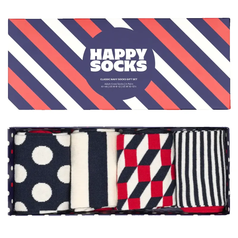 Happy Socks Classic Navy Gift Set sold by Coes
