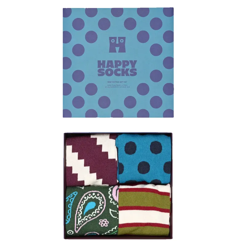 Happy Socks New Vintage Four-Pack Box Set sold by Coes