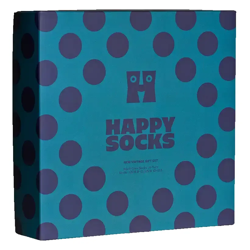 Happy Socks New Vintage Four-Pack Box Set sold by Coes product image thumbnail 3