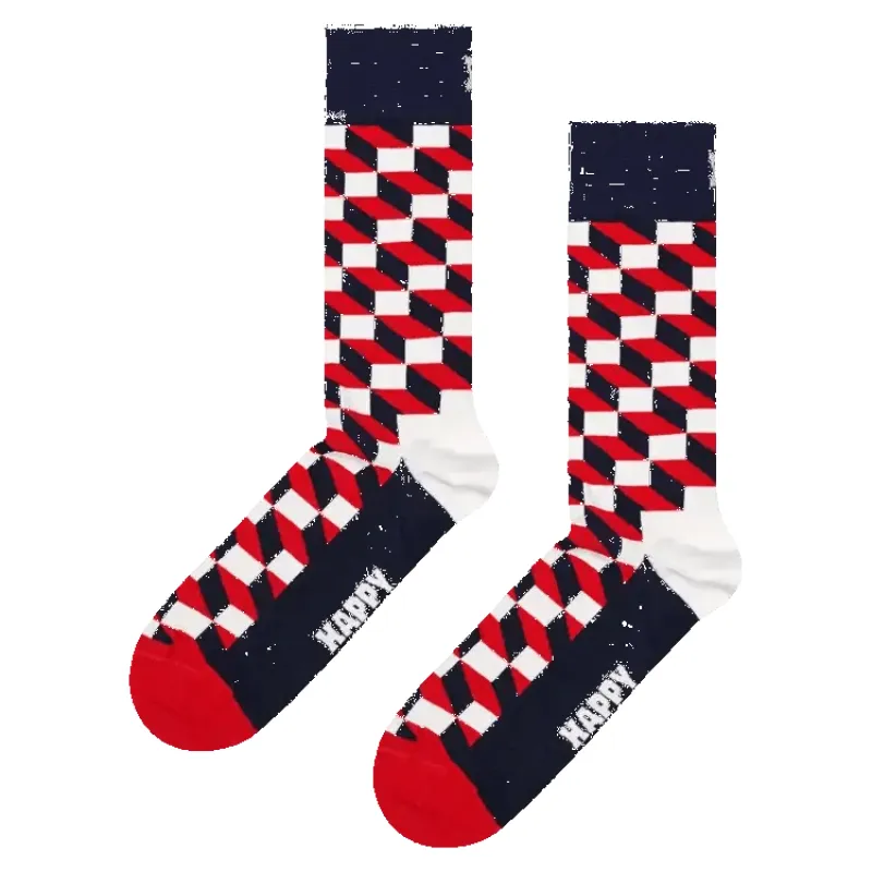 Happy Socks Filled Optic Socks sold by Coes