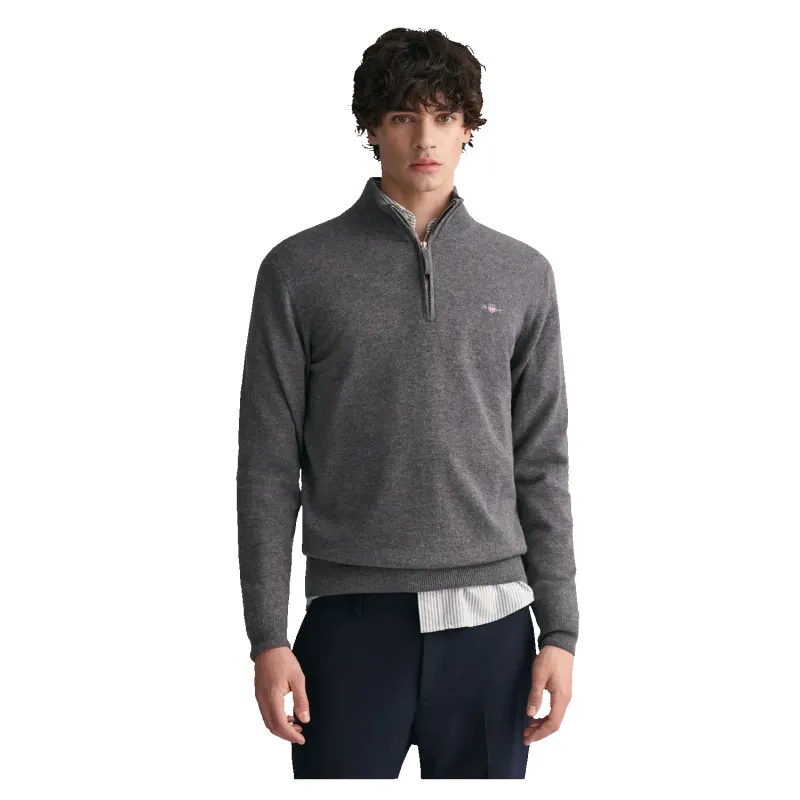 GANT Superfine Lambswool 1/4 Zip Jumper made by Coes