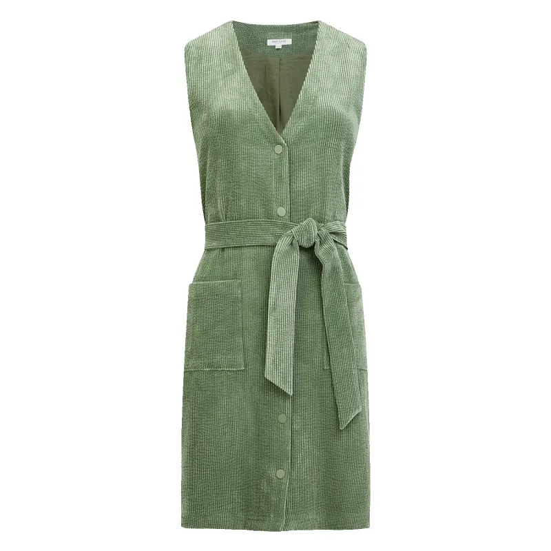 Great Plains Winter Cord Belted Sleeveless Dress made by Coes