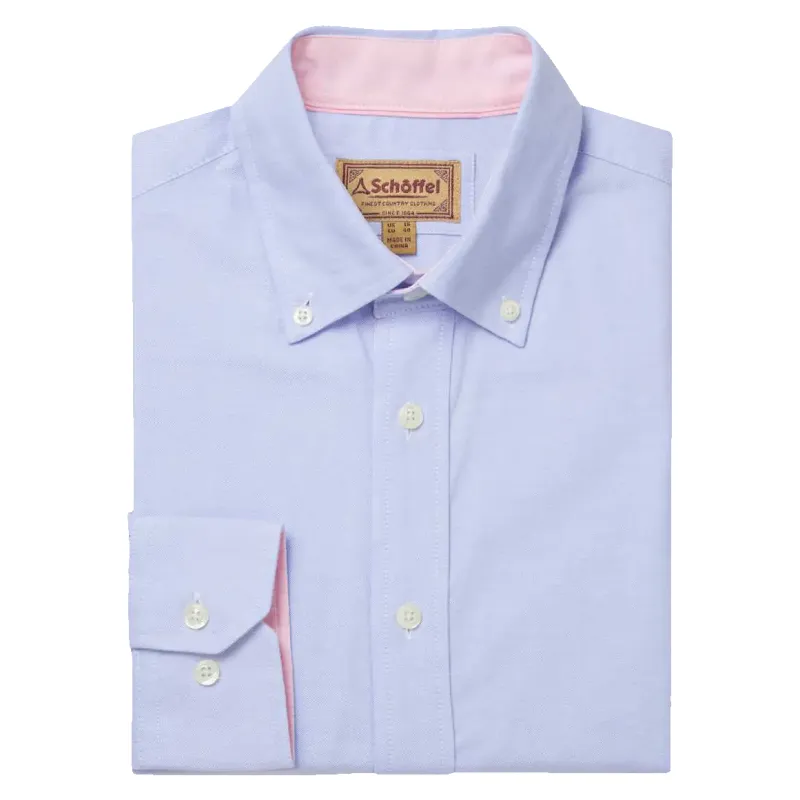 Schöffel  Holt Soft Oxford Tailored Long Sleeve Shirt made by Coes