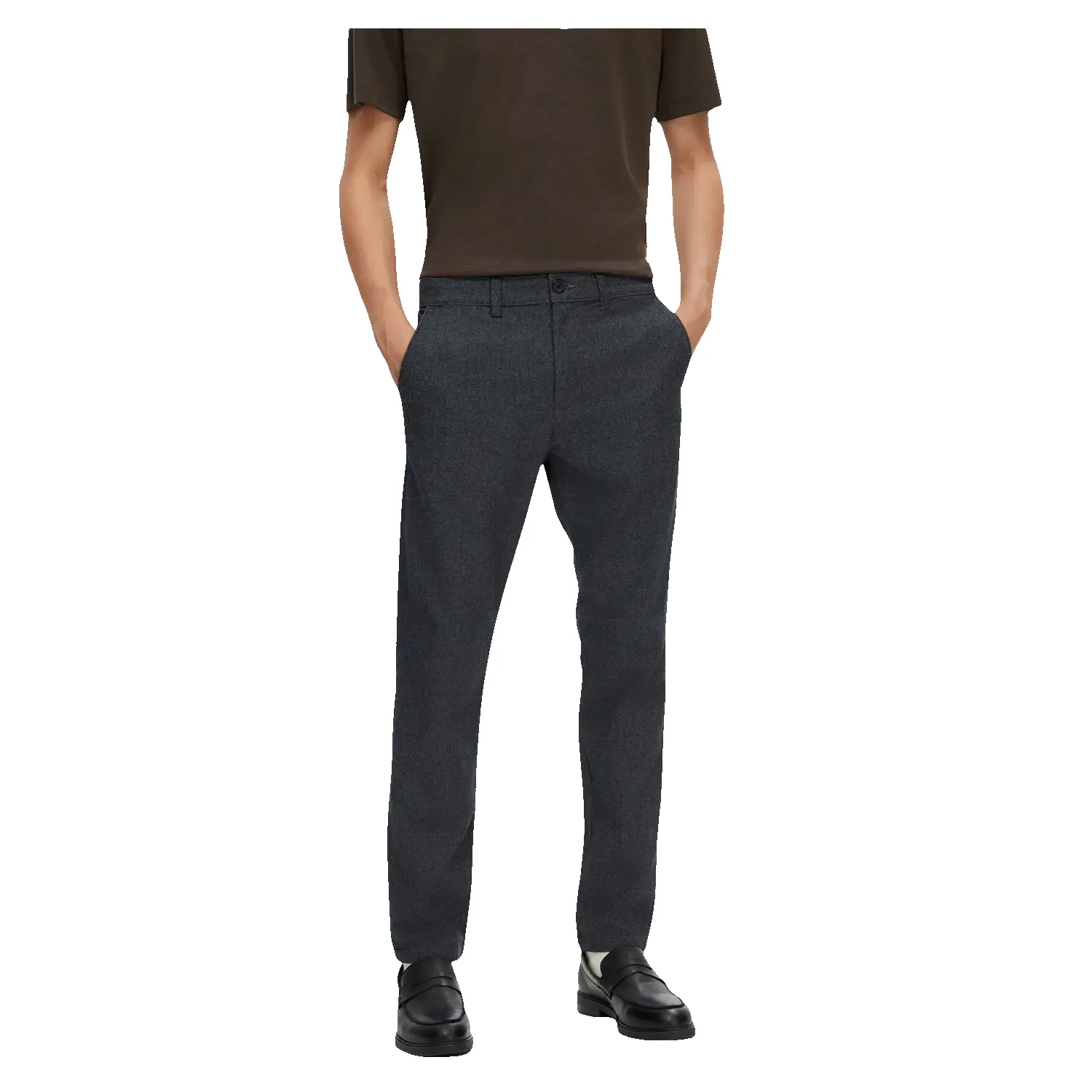 Selected Slim Fit Miles 175 Brushed Trousers sold by Coes product image thumbnail 2