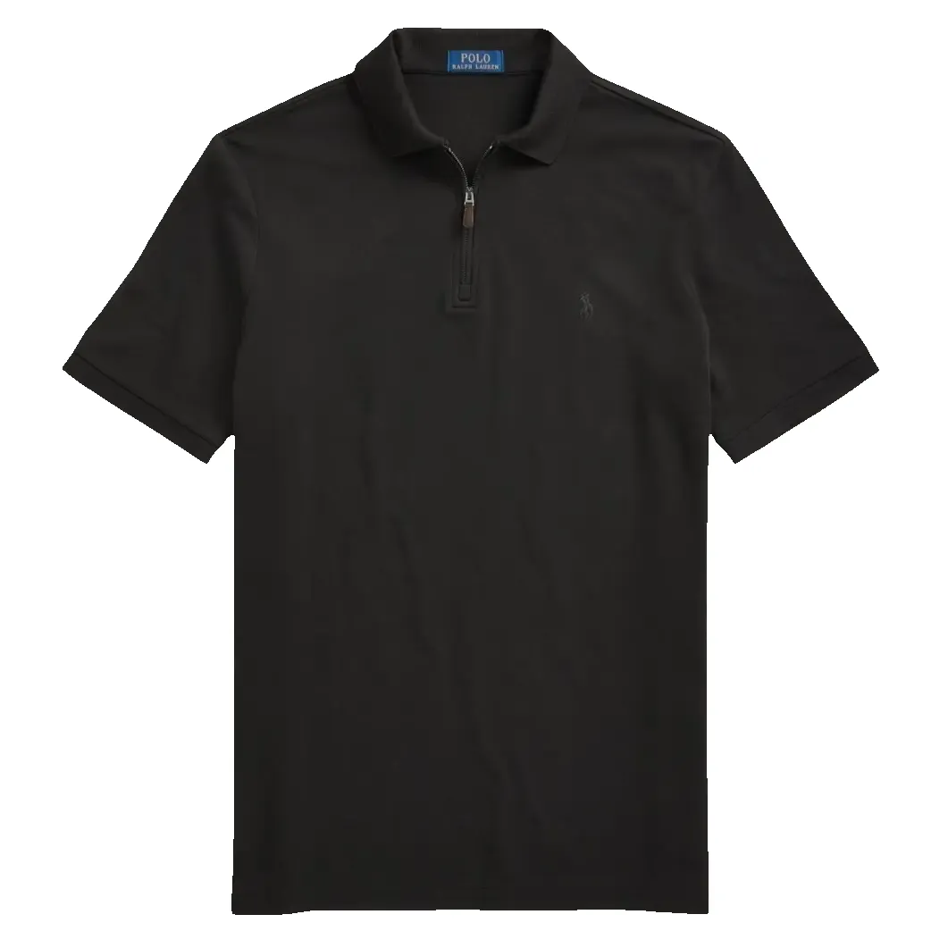 Polo Ralph Lauren Short Sleeve Zip Neck Polo Shirt sold by Coes