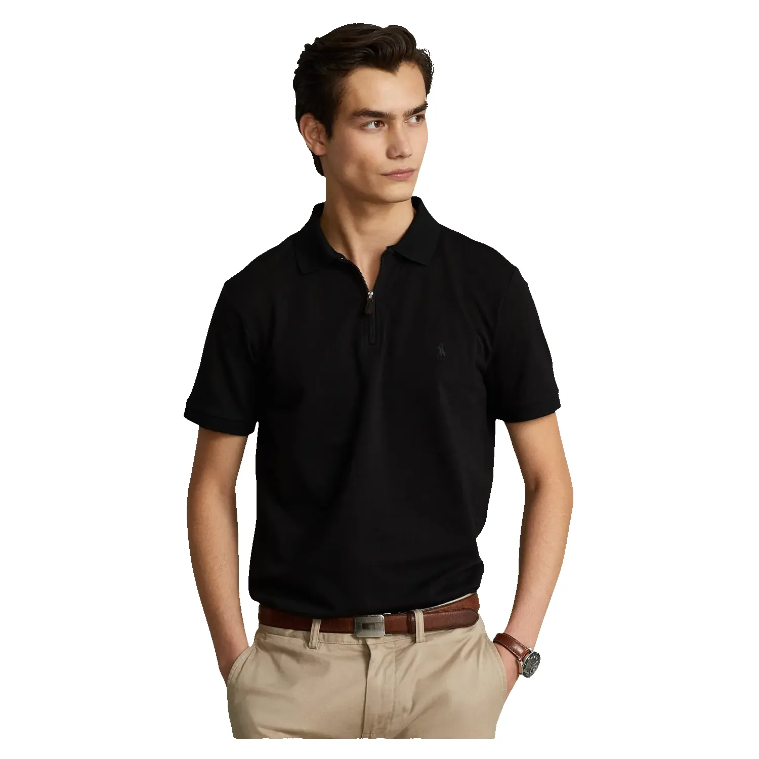 Polo Ralph Lauren Short Sleeve Zip Neck Polo Shirt sold by Coes product image thumbnail 2