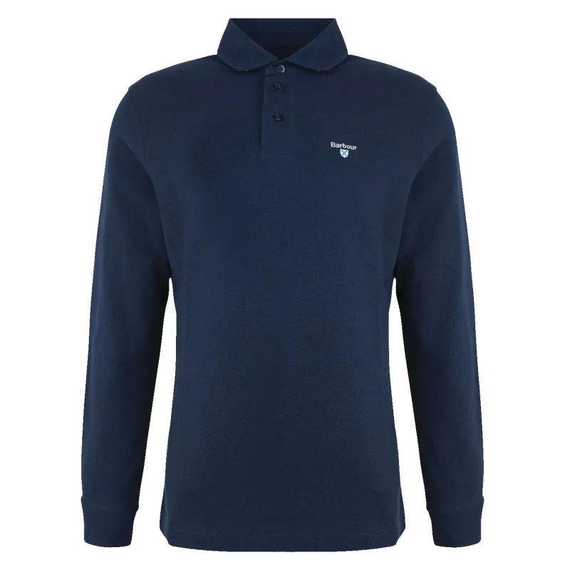 Barbour Firbank Long Sleeve Polo Shirt sold by Coes