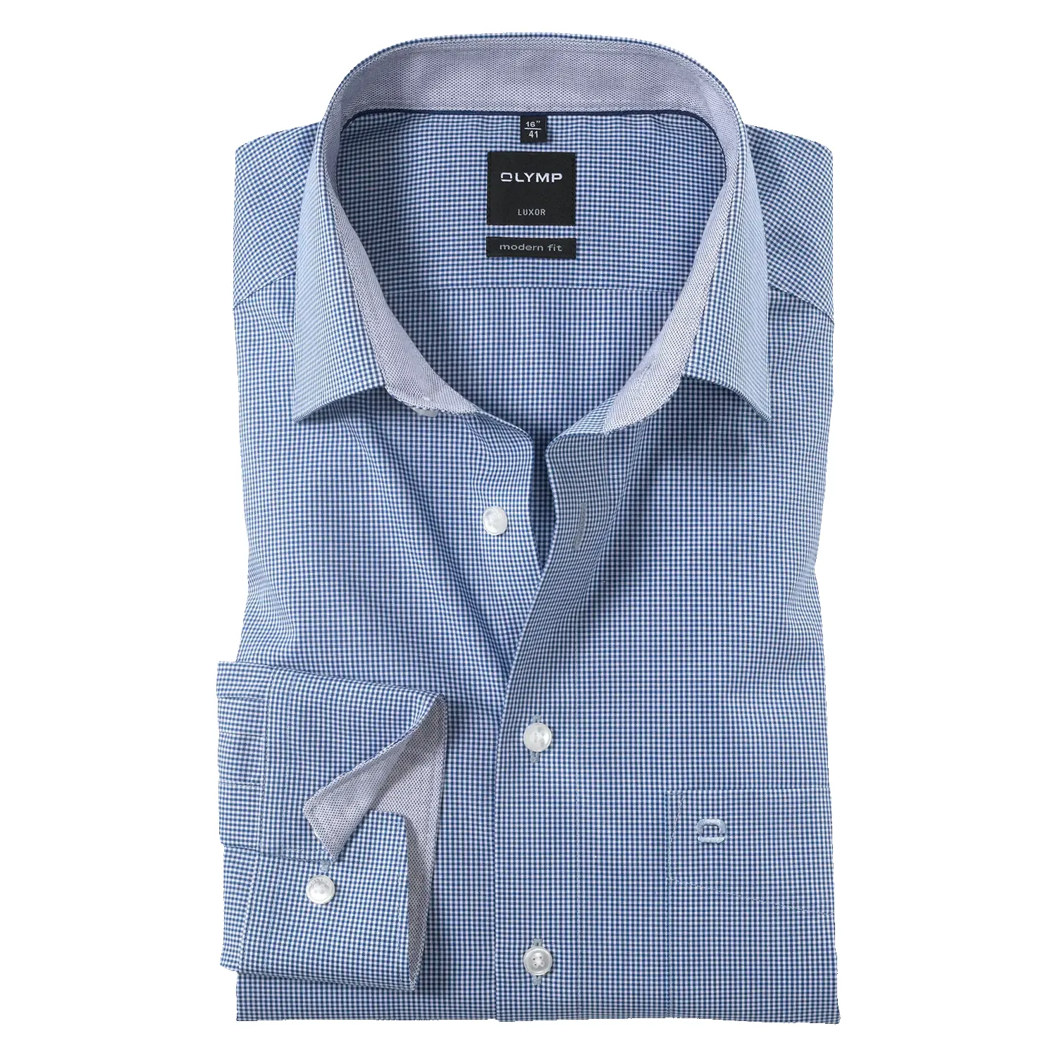 Luxor Modern Fit Long Sleeve Check Shirt sold by Coes product image thumbnail 2