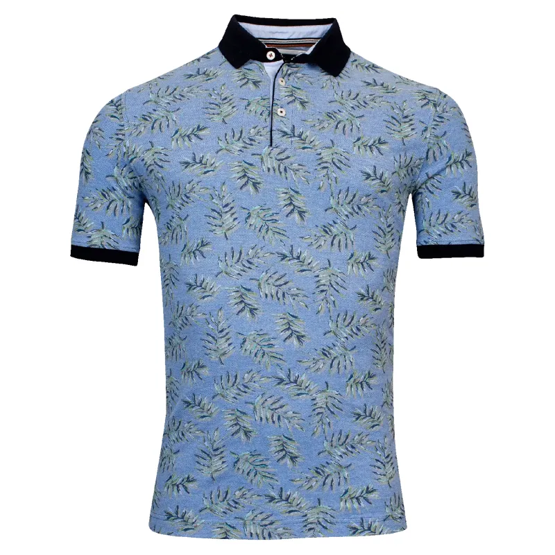 Giordano Fern Print Short Sleeve Polo sold by Coes