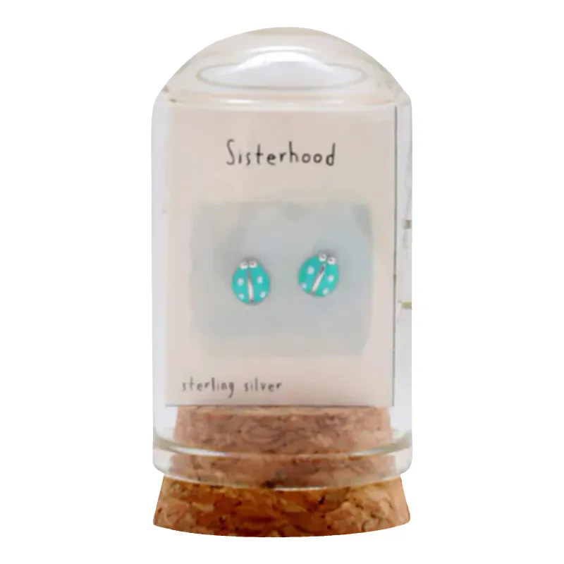 Attic Creations Sisterhood Ladybird Stud Earrings sold by Coes