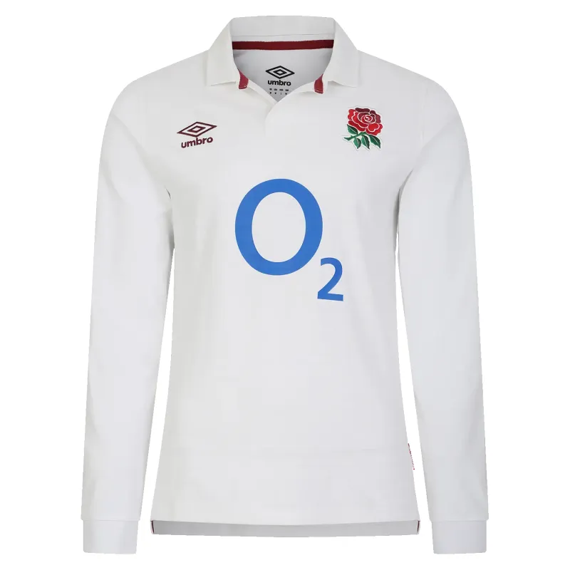 Umbro England Rugby Home Classic Jersey Long-Sleeved top sold by Coes