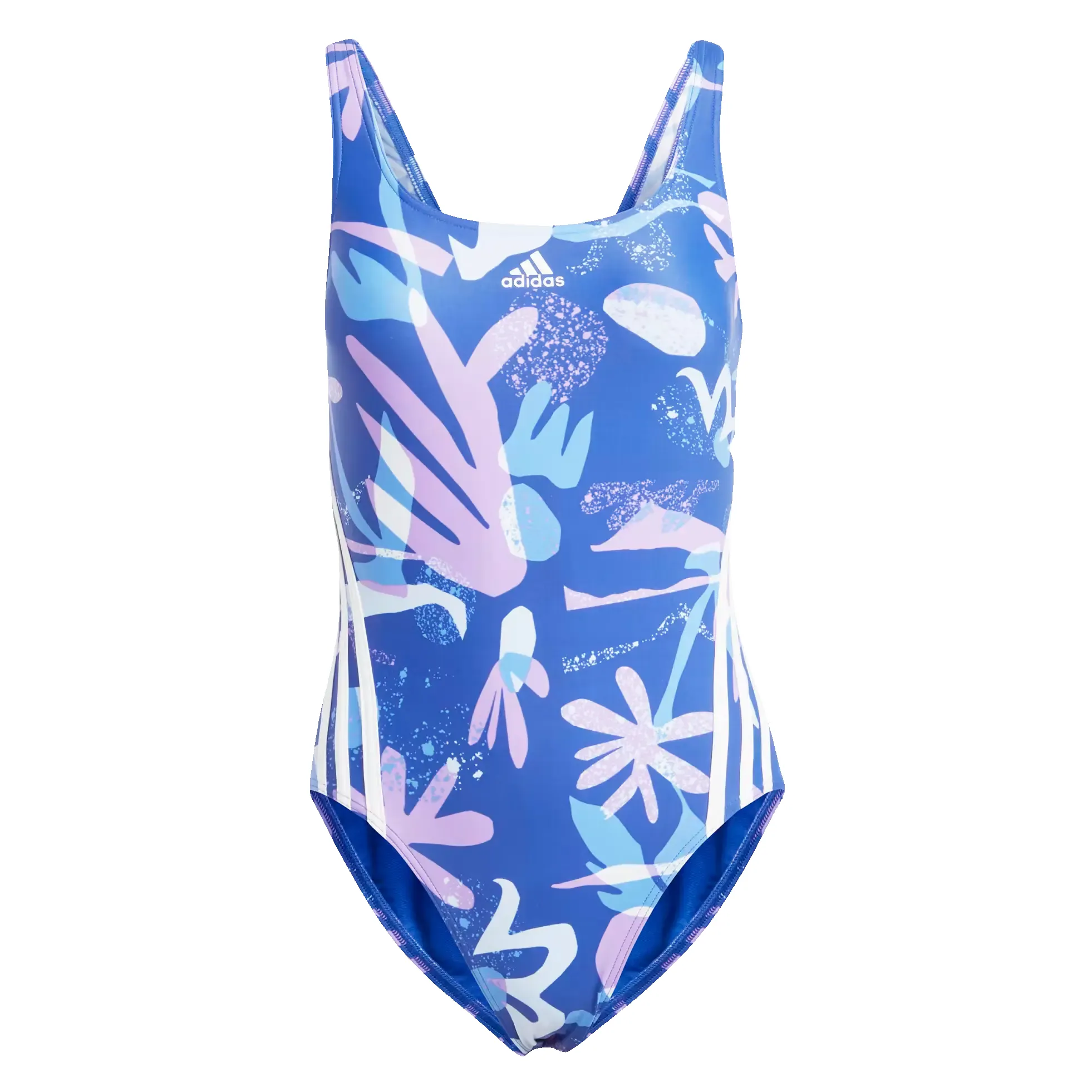 Adidas Floral 3-Stripes Swimsuit sold by Coes