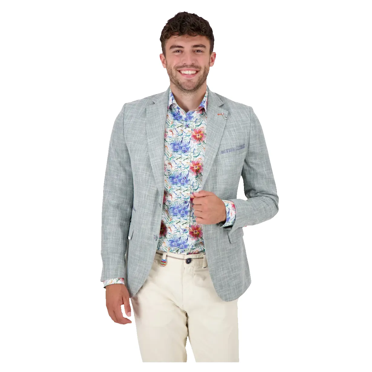 A Fish Named Fred Melange Structure Blazer sold by Coes product image thumbnail 2