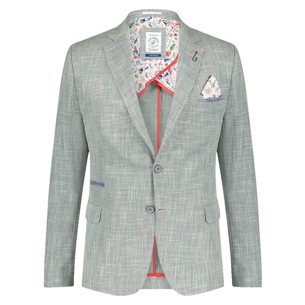 A Fish Named Fred Melange Structure Blazer sold by Coes