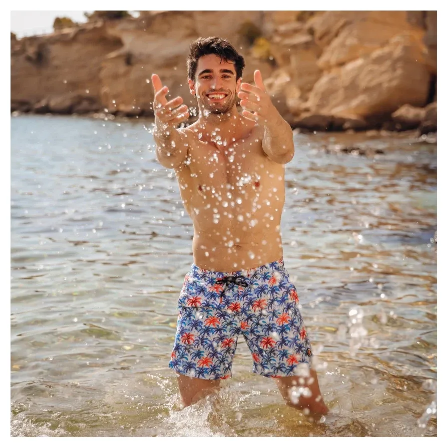 A Fish Named Fred Palm Tree Swim Short sold by Coes product image thumbnail 2