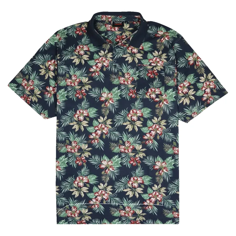 Espionage Floral Print Polo made by Espionage