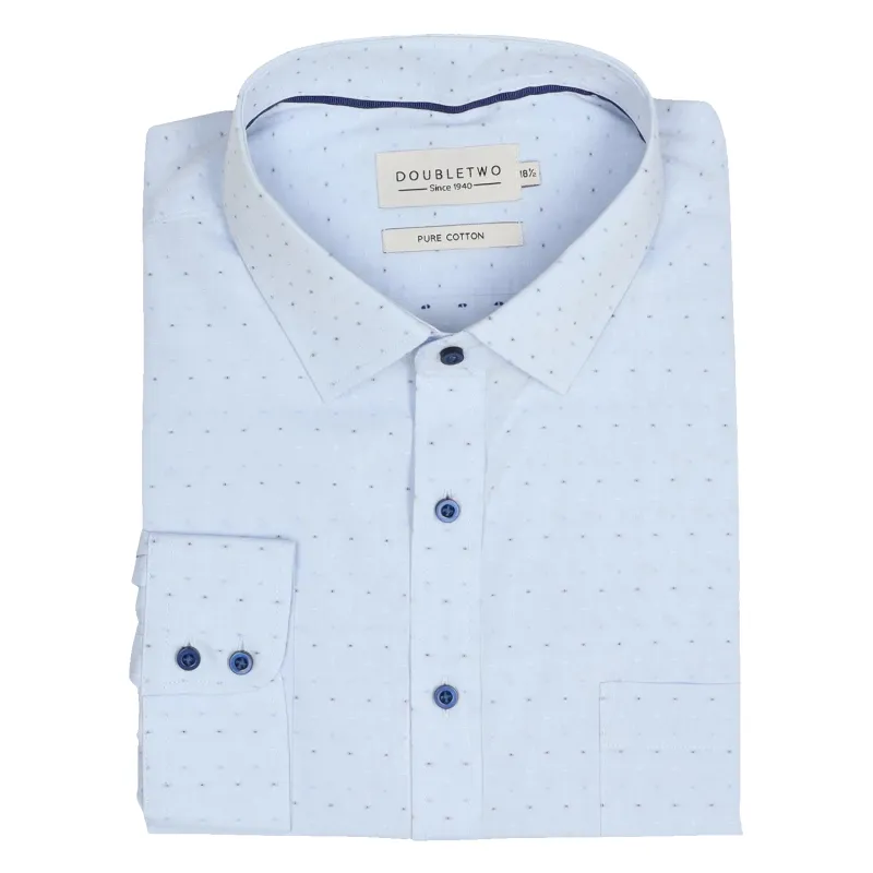 Double Two Spots Long Sleeve Formal Shirt sold by Coes