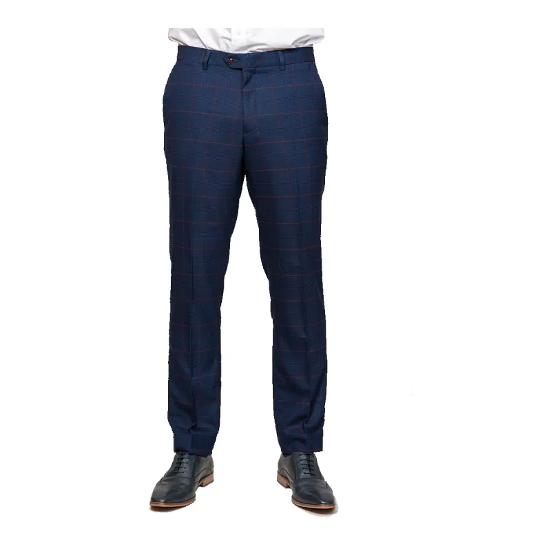 Marc Darcy Edinson Check Suit Trouser sold by Coes