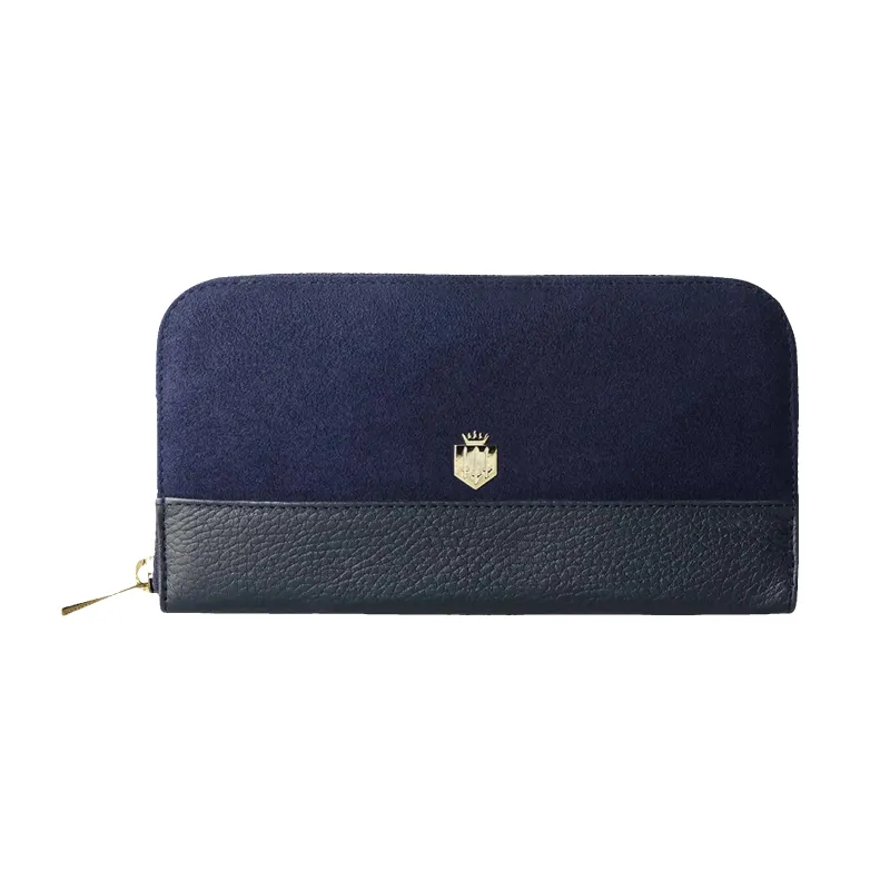 Fairfax & Favor Salisbury Purse in Navy made by Fairfax & Favor