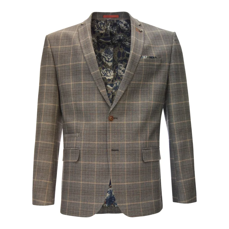 Antique Rogue Overcheck Suit Jacket sold by Coes