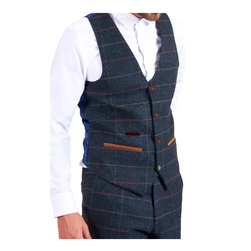 Marc Darcy Eton Tweed Suit Waistcoat made by Marc Darcy